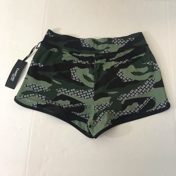 Bebe Sport NWT Camo Shorts Y2K Sz M Bebe Sport - Picture 7 of 16